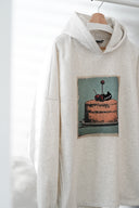 #TobyBlack CHERRY CAT Oversize Hoodie