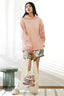 #TobyBlack LIVE LIKE A CAT Oversize Hoodie PINK